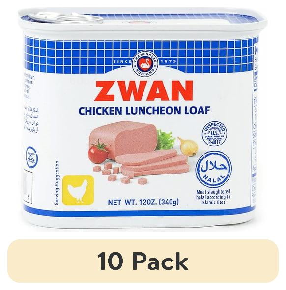 (10 pack) Ziyad Zwan Chicken Luncheon Meat /halal 12 Oz
