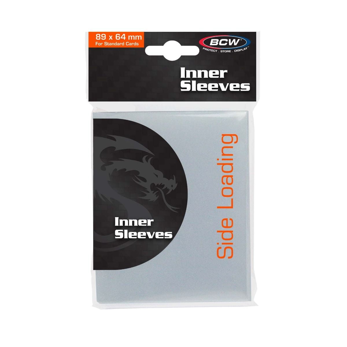 10 packs of 100 (1000) BCW Sideloading Clear Standard Sized Card Inner Sleeves