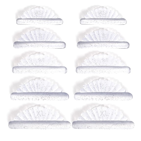 10 pair Lashlift Pads Shields Self Sticky Lash Lift Rods C-Curl Pad Soft Eyelash Perm Rod Air Bubble Silicone-Light Weight Guard No glue Reusable Eyelash Perming for Eyelashes Lifting