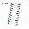 thumbnail image 1 of 10 pairs of cat eye half eye false eyelashes natural thick curling eye tail eyelashes in stock wholesale-style-XYJ10, 1 of 6