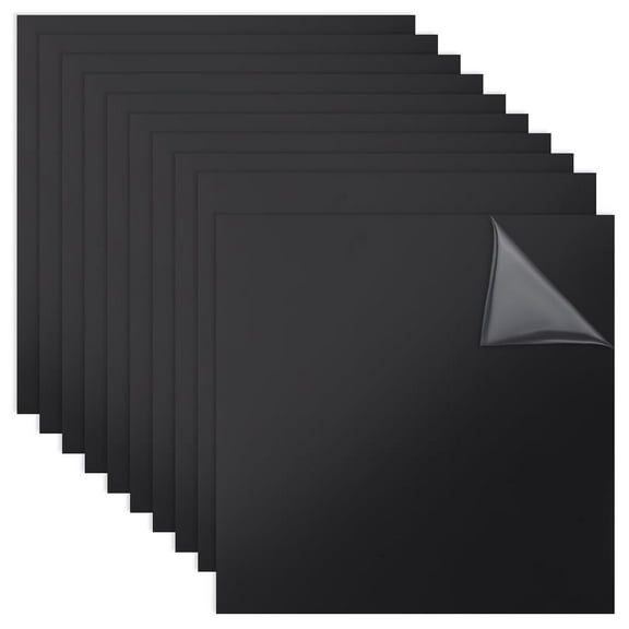 10 pc 10 Sheets Black ABS Plastic Sheet 7.9x7.9 Inch ABS Plastic Plates 0.5mm Thick Hard Plastic Sheet Polystyrene Flexible Plastic Board Sheet for Building Model Material Supplies