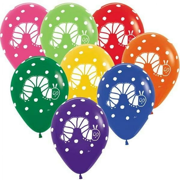 10 pc 11" The Very Hungry Caterpillar Latex Balloons Party Decoration Birthday