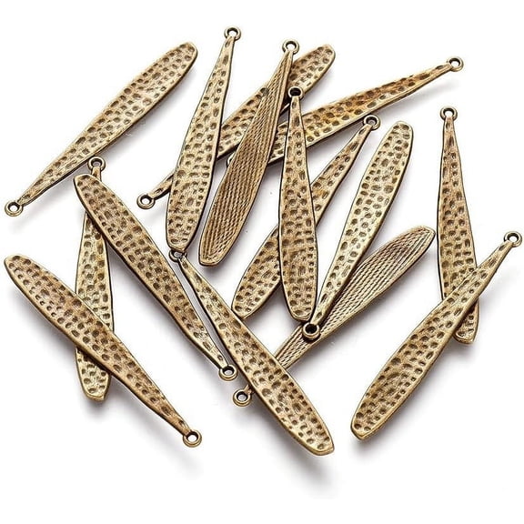 10 pc Alloy Pendants Sports Charms Cadmium Free Nickel Free Lead Free Baseball Bat Antique Bronze 43x6x1mm Hole: 1mm