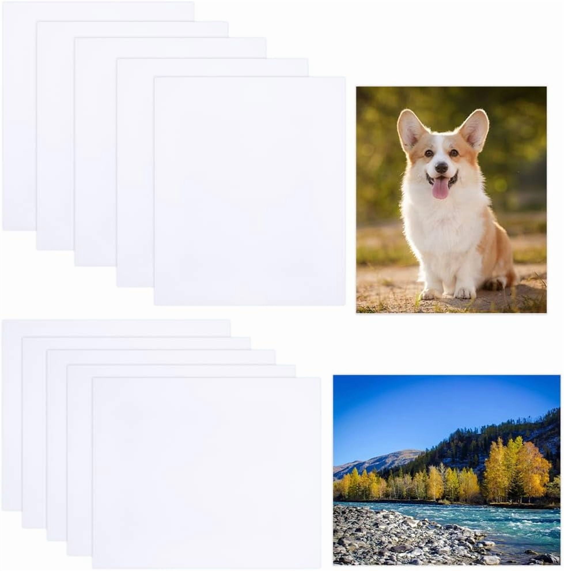 10 pc Aluminum Heat Transfer Printing Blank Bndicator Plate White 300x250x0.5mm