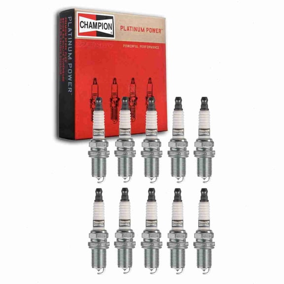 10 pc Champion 3346 Platinum Spark Plugs for FR5AP11 PFR5N11 RC10PYC Ignition Wire Secondary