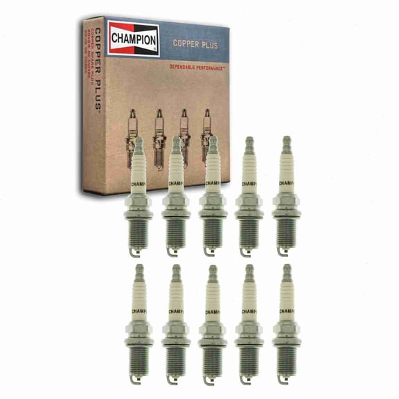 10 pc Champion 430 Copper Plus Spark Plugs for 2756 407XL 41-829 4504279 82300313 F03DAR F04DAR F6DC F6DC0R F6DSR F6DTC F6DTC1 F7DC F7LDCR FR1LS FR5DC FR5DTC FR6DCX FR7DC FR7DCX K22PRU K6RF-11