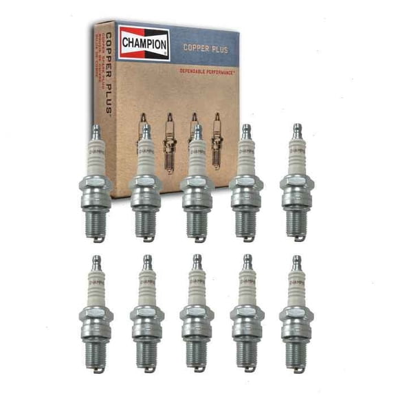 10 pc Champion 805 Copper Plus Spark Plugs for 14G902 41XL 77-323-1 AG901 AG901X AGS081C B8ECS B8ES B8EV B9ES N2C S41XL W22ESL W22ESL11 W27ESU W2C W2C0 W2CC W3C W3C0 W3CC Ignition Wire Secondary