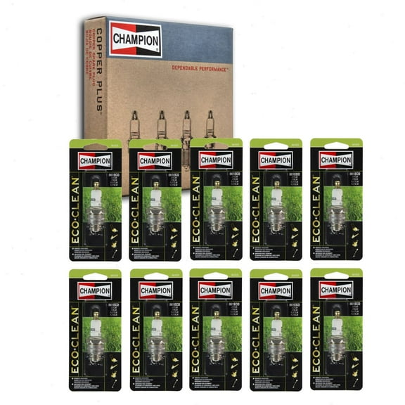 10 pc Champion 861ECO Spark Plugs for Ignition Wire Secondary