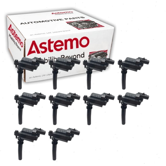 10 pc Hitachi IGC0145 Ignition Coils for 56028394AB 56028394AC 56028394AD Spark Plug Wire Boot