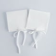 thumbnail image 1 of 10 pc Microfiber Jewelry Storage Gift Pouches Envelope Bags with Flap Cover for Jewelry Watch Packaging Square White 9x9cm Microfiber, 1 of 1