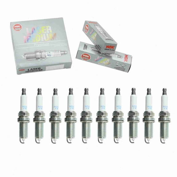 10 pc NGK 1208 Laser Iridium Spark Plugs for 12 12 0 032 137 4506 4704 5618 IKH20TT PKH20TT VKH20 Ignition Wire Secondary Fits select: 2007 BMW 328, 2006 BMW 325