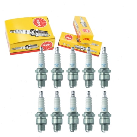 10 pc NGK 1468 Standard Spark Plugs for 09482-00280 09482-00370 6073 883M 94701-00247 94702-00247 94709-00247 E3.32 E8RC QL78C TR24-10 Ignition Wire Secondary