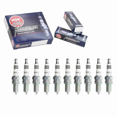 10 pc NGK 2316 Iridium IX Spark Plugs for 1005 3314 5337 7622 IXU27 RA4HCX RA59PP XU27EPR-ZU Ignition Wire Secondary Fits select: 1997-2001 FERRARI F550, 2005-2010 FERRARI 612
