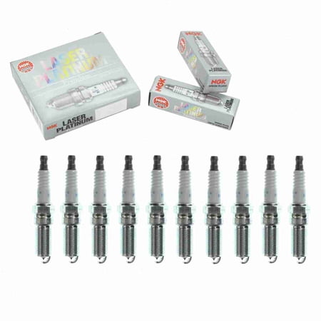 10 pc NGK 2467 Laser Platinum Spark Plugs for 12597464 1765304 41-814 41-834 41-955 41-965 41-981 41-990 4315 4513 4718 5068 61850023304 7412 7437 7437-2 7981 7981-2 8107 8114 8LDCR APP5344 APP5364