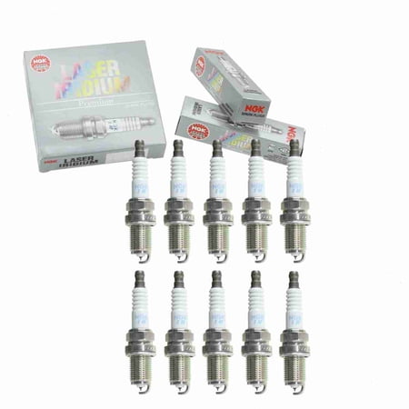 10 pc NGK 2687 Laser Iridium Spark Plugs for 4504 4702 F6DTC1 IK20TT MN163236 PK20TT Ignition Wire Secondary Fits select: 2008-2010 MITSUBISHI LANCER, 2004-2008 MITSUBISHI ENDEAVOR