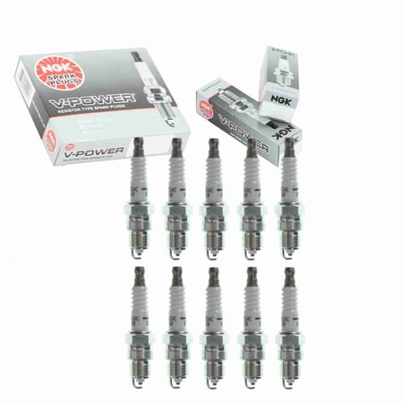 10 pc NGK 2771 V-Power Spark Plugs for 1765241 1835124T 1835720T 1835930T 203 23 23BP 24 276 2CR43TS 2R44TS 3303 4004 4018 4018-2 4024 406 406C2 406S 4204 576 6224 704 723 724 7564 7569 7969 AR23