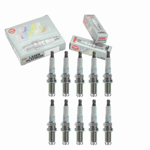 10 pc NGK 2890 Laser Platinum Spark Plugs for 101 000 035 AH 1765297 4301 4312 4503 4701 7405 95VW 12405 DA 974 A 003 159 91 03 AGPR32PD FGR8DDP FGR8KQE FGR9DDP IK16TT PK16TT RC12PEPB Ignition Wire