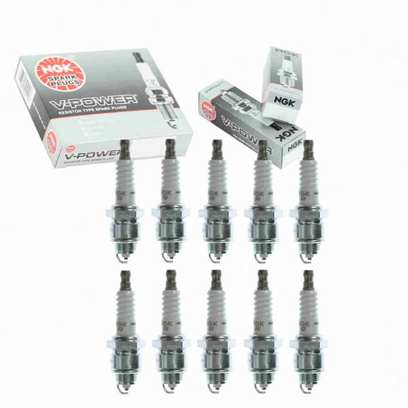 10 pc NGK 3332 V-Power Spark Plugs for 14 14C2 1835132T 3224 3225 3226 3227 7508 84 85 85BP AP303 AR32 AR42 AS42C AS4C AT42 CR43S E3.52 J11Y R43CS RJ12YC SP449 SP476 WR7F WR8EC WR8F WR8FC Ignition
