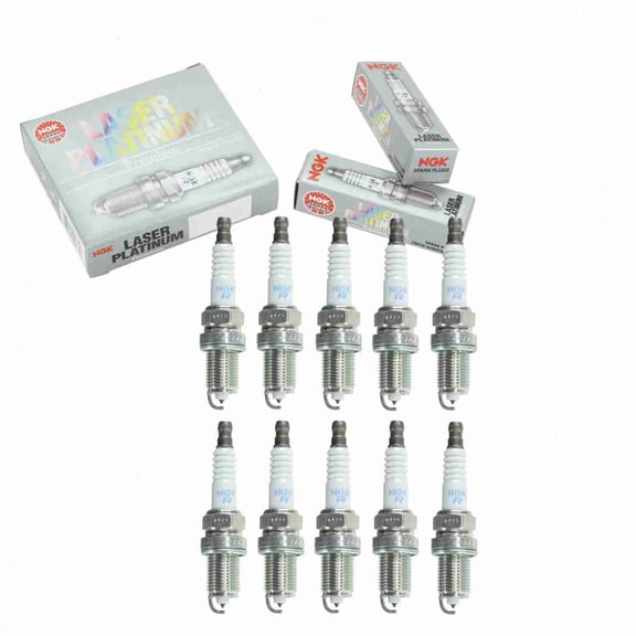 10 pc NGK 3350 Laser Platinum Spark Plugs for .K6RTPP-11 1765202 3117 3244 4508 4707 90919-01128 IQ20TT PQ20R PQ20R13 PQ20TT Ignition Wire Secondary Fits select: 1988-1991 HONDA CIVIC