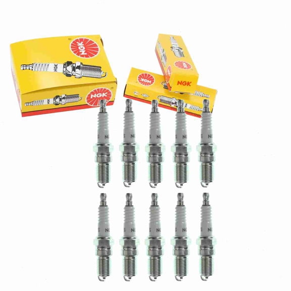 10 pc NGK 3526 Standard Spark Plugs for 102 5040 AGF12 AGF12C BN6Y G12YC G14Y G14YC H5D H5DC H5DP S379YC S7YC T22EP-U T8LC Ignition Wire Secondary