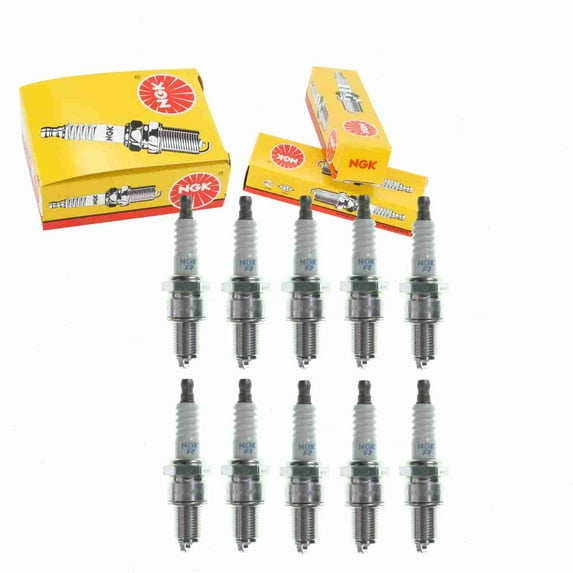 10 pc NGK 3785 Standard Spark Plugs for 339 4238 RN6YC WR5DP Ignition Wire Secondary
