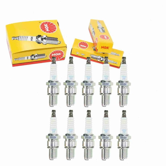 10 pc NGK 3961 Standard Spark Plugs for 818 E3.31 F8RC RN2C Ignition Wire Secondary