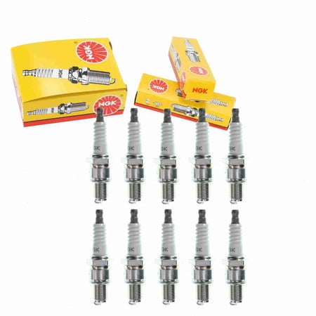 10 pc NGK 3997 Standard Spark Plugs for Ignition Wire Secondary