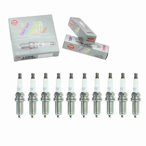10 pc NGK 4458 Laser Iridium Spark Plugs for 12290-RMX-003 12290-RMX-013 3433 4506 4704 IKH20TT PKH20TT SK20HPR-L11 Ignition Wire Secondary Fits select: 2006-2011 HONDA CIVIC