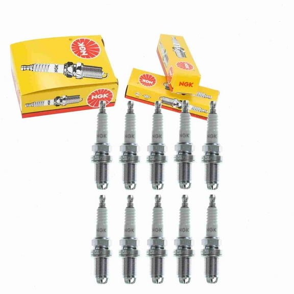 10 pc NGK 4563 Standard Spark Plugs for 1765182 22401-Y9066 5060 77 00 855 463 93175880 F5DTC F6DTC F7DTC K20PBR K7TJC Ignition Wire Secondary