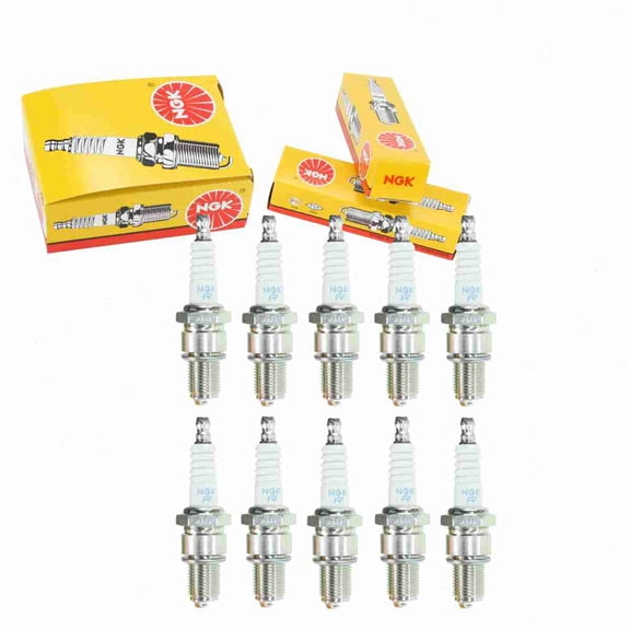 10 pc NGK 4832 Standard Spark Plugs for 09482-00360 4176 92070-1173 94701-00356 98079-60817 W31ESR-U WR2CC Ignition Wire Secondary