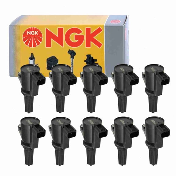 10 pc NGK 48678 Ignition Coils for 178-8394 1W4Z-12029-AA 2W4Z-12029-A 2W4Z-12029-AA 2W4Z-12029-AB 2W4Z-12029-AC 36-8072 673-6201 AJ8 6929 AJ86929 C2S 19749 C2S 42751 C2S19749 C2S42751 DG476 DG488