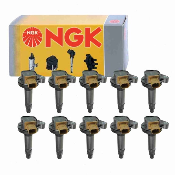 10 pc NGK 48768 Ignition Coils for 2505-484814 36-8234 673-6300 921-2146 BL3Z-12029-A BL3Z-12029-B BL3Z-12029-C DG547 DG548 DG549 E1146 GN10638 IC749 UF-646 UF646 Spark Plug Wire Boot