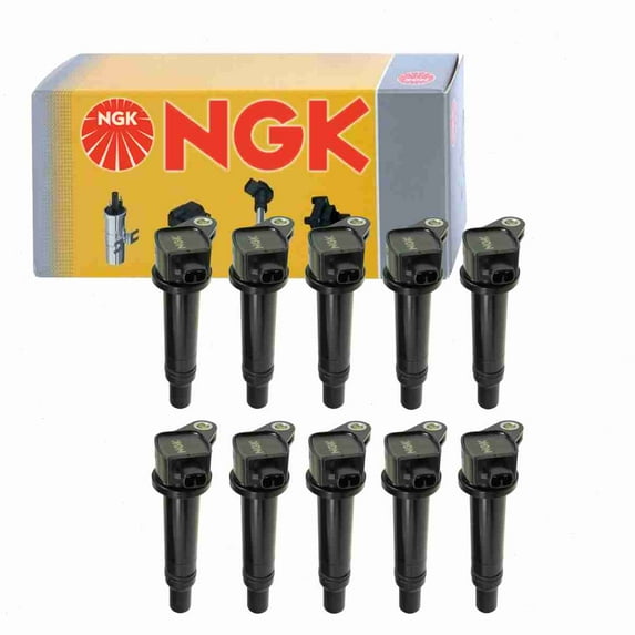 10 pc NGK 48972 Ignition Coils for 1415165 1415166 178-8290 2505-306176 27301-26640 36-8126 673-8308 8415166 E999 GN10330 IC579 UF-499 UF499 UF499T Spark Plug Wire Boot Fits select: 2006-2011 KIA RIO