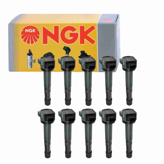 10 pc NGK 48980 Ignition Coils for 178-8478 2505-425451 30520-R40-007 36-8164 673-2313 921-2149 E1102 GN10369 IC692 UF-602 UF602 Spark Plug Wire Boot
