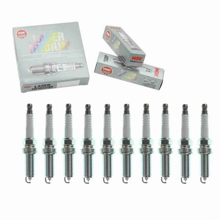 10 pc NGK 4912 Laser Iridium Spark Plugs for 3444 3499 41-112 9035 9410 9412 9621 APP5683 REA12WMB4 SC16HR11 SC20HR11 VR7NII33X XP5683 Ignition Wire Secondary Fits select: 2009-2015 TOYOTA COROLLA