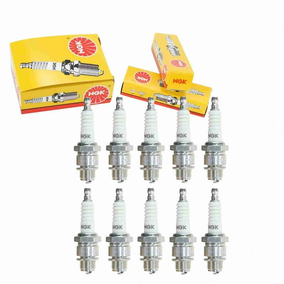 10 pc NGK 5110 Standard Spark Plugs for 065-01400-41 065-01400-90 0650149952 0801022 09482-00082 09482-00153 13581-6771-6 150263010 150265000 1765006 2636 2653 2654 4025 4092 4092DP 4093 4093DP 413