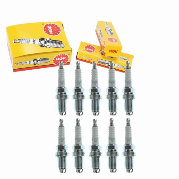 10 pc NGK 5509 Standard Spark Plugs for 1765266 22401-Y9017 3922 5062 7403 C6BYC F7KTCR FR5DTC FR6DTC FR6KTC FR7DTC K22PBR-S W4DP0 W5DP0 Ignition Wire Secondary