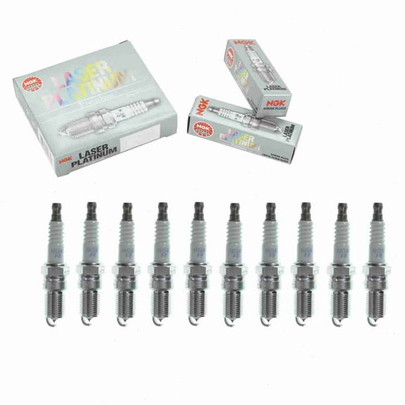 10 pc NGK 5598 Laser Platinum Spark Plugs for 5092 APP103 APP103DP2 AWSF22F PT16EPR13 Q6RTPP-13 SP495 Ignition Wire Secondary Fits select: 1999-2003 FORD F150, 2003-2007 FORD FOCUS