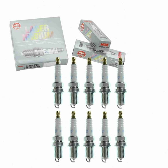 10 pc NGK 5648 Laser Iridium Spark Plugs for 4504 4702 A 004 159 14 03 FR7KI332S IK20TT PK20TT Ignition Wire Secondary Fits select: 2001,2003 VOLKSWAGEN NEW BEETLE