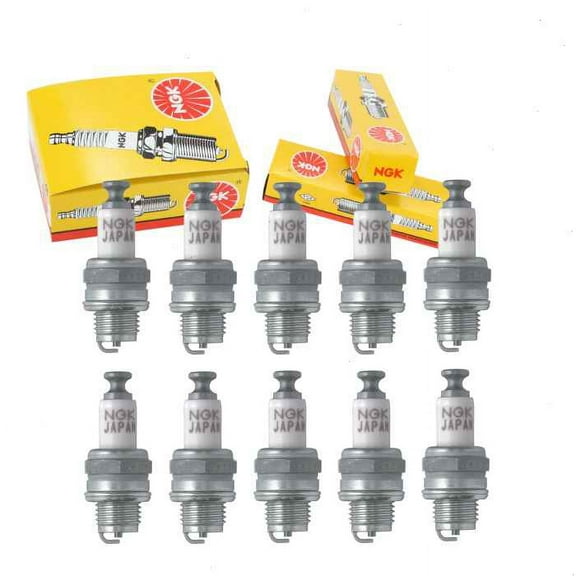 10 pc NGK 5812 Standard Spark Plugs for 07908-4546-0 09482-00227 6003 877 98052-56471 A6S U20M-U Y82 Ignition Wire Secondary