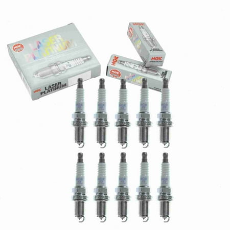 10 pc NGK 6371 Laser Platinum Spark Plugs for 22401-9E015 3293 4503 4701 IK16TT K16PR-P11 PK16TT Ignition Wire Secondary