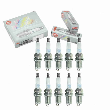 10 pc NGK 6458 Laser Platinum Spark Plugs for 101 000 063 AA 3142 7344 7426 F6DPOR F6KPP332S F7DPP332 FR6DPP332 FR6DPP332S FR7DPP33 FR7KPP33 PK20PR-L11 Ignition Wire Secondary