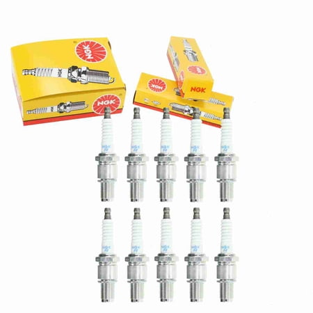 10 pc NGK 6917 Standard Spark Plugs for 0000-18-N343 1765197 1765203 2626 3106 N326-18-110 N332-18-110 N334-18-110 N339-18-110 N341-18-110 N343-18-110 S29A Ignition Wire Secondary