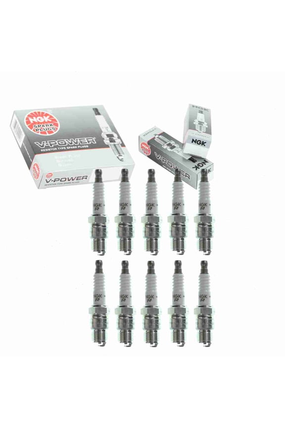 10 pc NGK 7052 V-Power Spark Plugs for 113 113C2 143 144 145 145BP 146 147 1765192 1835712T 19300383 3265 3266 3267 4113 4113-2 44T 5029 5285 566 7568 7572 7583 7968 7972 7983 AF4C ARF4 ARF6 ARF8