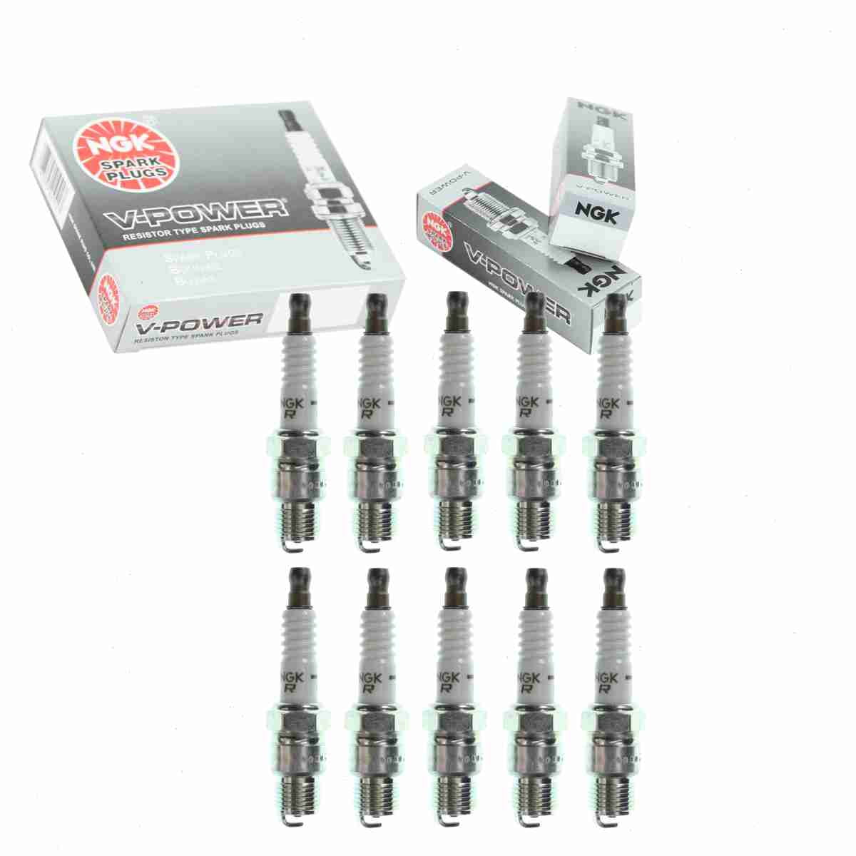 10 pc NGK 7240 V-Power Spark Plugs for 108 1835738T 35 3623 3625 3627 ...