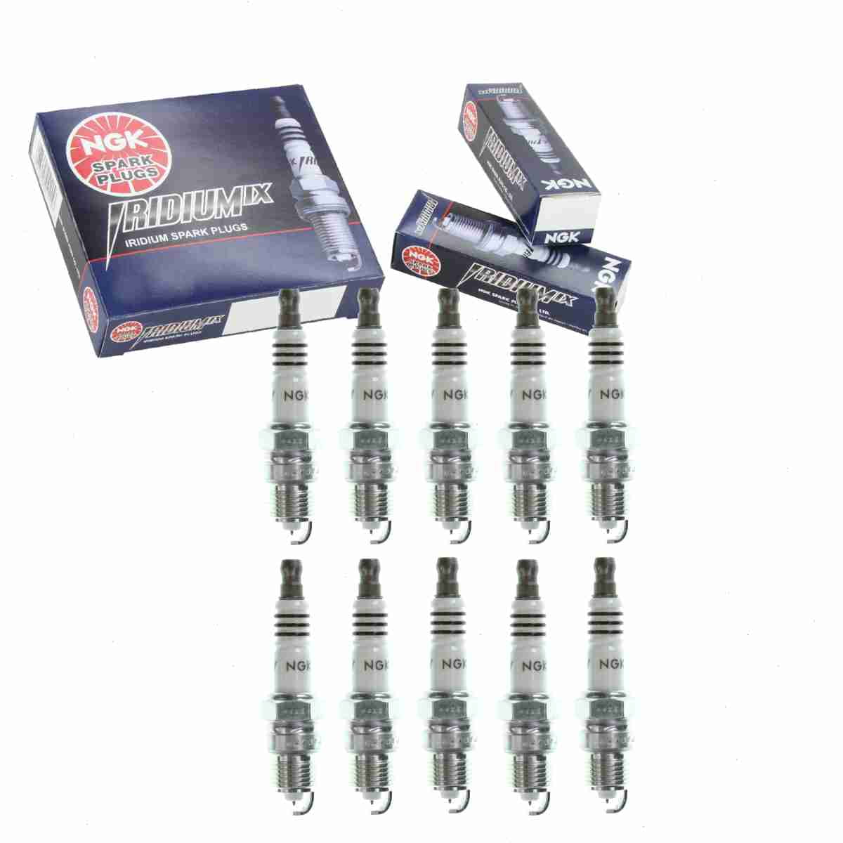 10 pc NGK 7272 Iridium IX Spark Plugs for 41816 41826 ASF426C HR8BCY