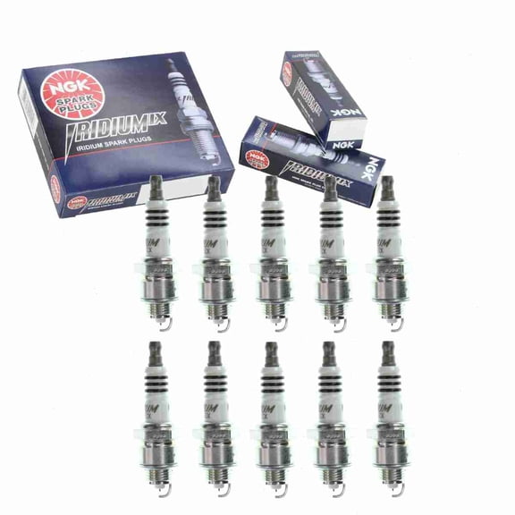 10 pc NGK 7293 Iridium IX Spark Plugs for 41-818 4222 7 AP847 WR9FPY Ignition Wire Secondary