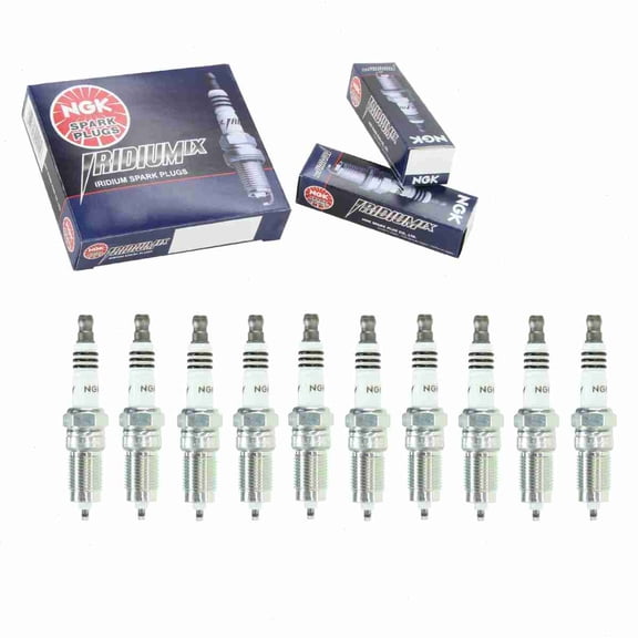 10 pc NGK 7316 Iridium IX Spark Plugs for 41-928 4212 4469 9660 HR8JII33V HR9HP0 Ignition Wire Secondary Fits select: 2006-2010 FORD EXPLORER, 1998-2003 FORD F150
