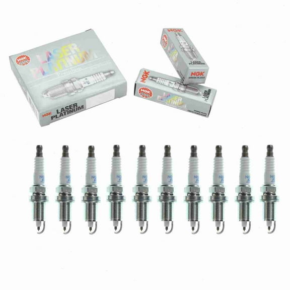 10 pc NGK 7696 Laser Platinum Spark Plugs for 952M 958 QC10PEP QC12PEPA RC10ECC Ignition Wire Secondary