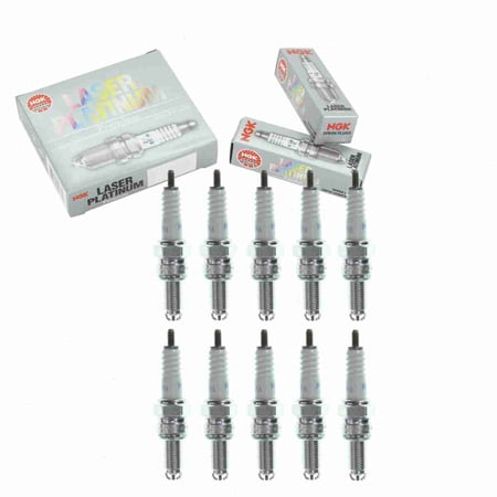 10 pc NGK 7785 Laser Platinum Spark Plugs for 92070-1254 Ignition Wire Secondary